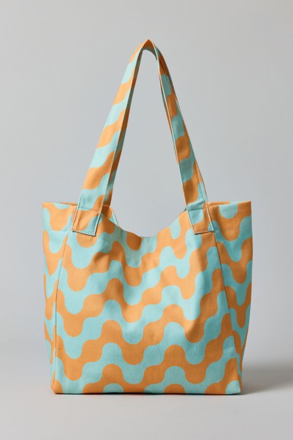 Slide View: 4: BDG Resort Striped Tote Bag