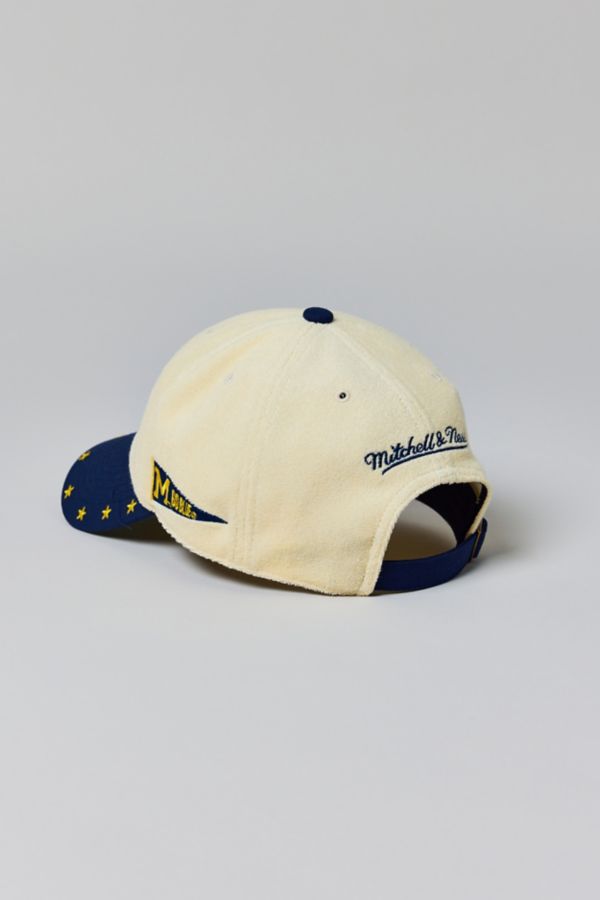 Slide View: 2: Mitchell & Ness NCAA University Of Michigan Dune Dad Hat