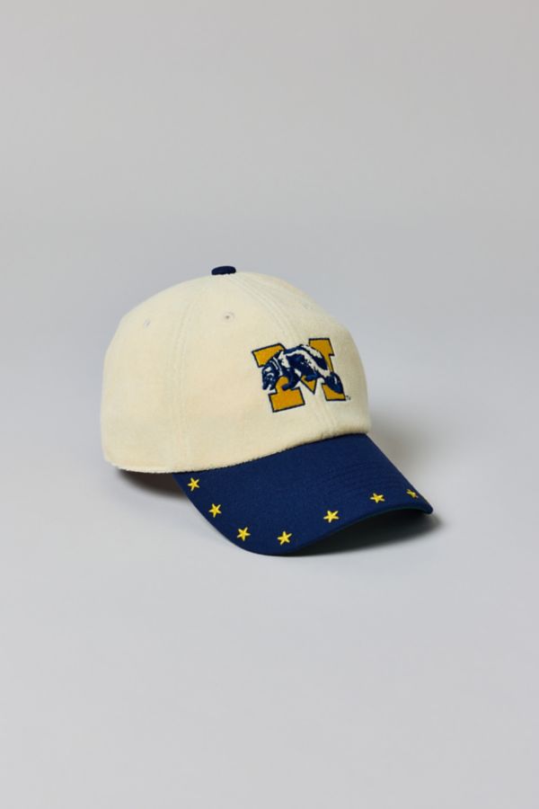 Slide View: 1: Mitchell & Ness NCAA University Of Michigan Dune Dad Hat