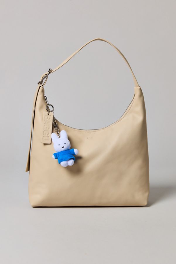 Slide View: 3: BAGGU Recycled Leather Shoulder Bag