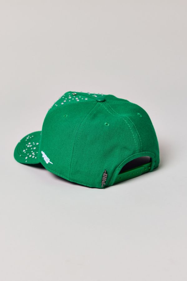 Slide View: 2: Pro Standard NBA Boston Celtics Rhinestone Snapback Hat