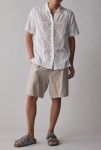 Thumbnail View 3: Raga Man Riian Crochet Panel Short Sleeve Shirt