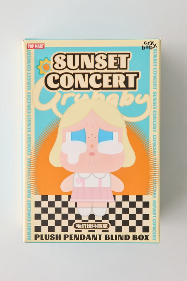 Slide View: 6: POP MART CRYBABY Sunset Concert Series Blind Box Plushie Bag Charm