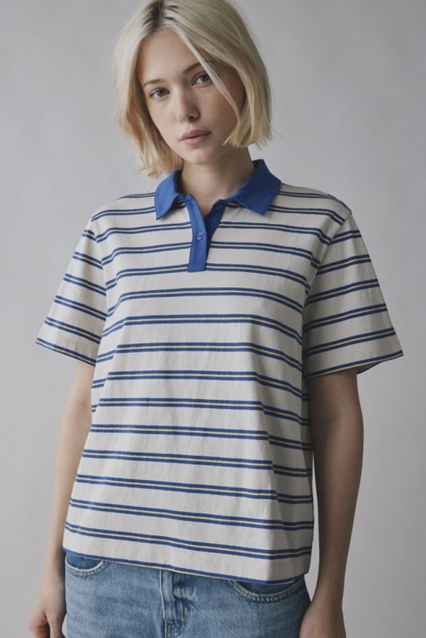 Slide View: 1: BDG Turner Short Sleeve Polo Shirt