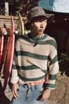 Thumbnail View 1: UO Mateo Striped Crew Neck Sweater