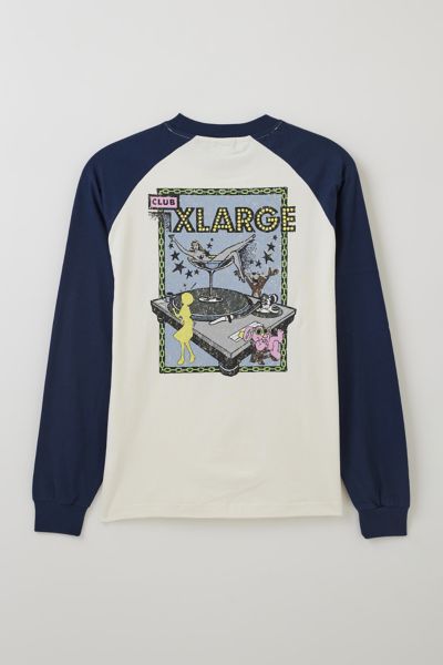 XLARGE Club Raglan Long Sleeve Tee