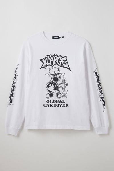 XLARGE Global Takeover Long Sleeve Graphic Tee