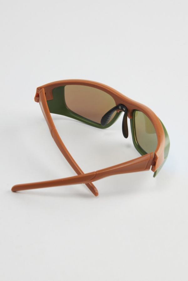 Slide View: 4: Ethan Stacked Shield Sunglasses