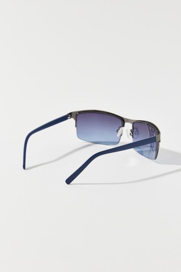 Slide View: 3: Rickey Metal Shield Sunglasses