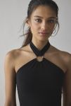 Thumbnail View 4: UO Summer O-Ring Y-Neck Cropped Halter Top