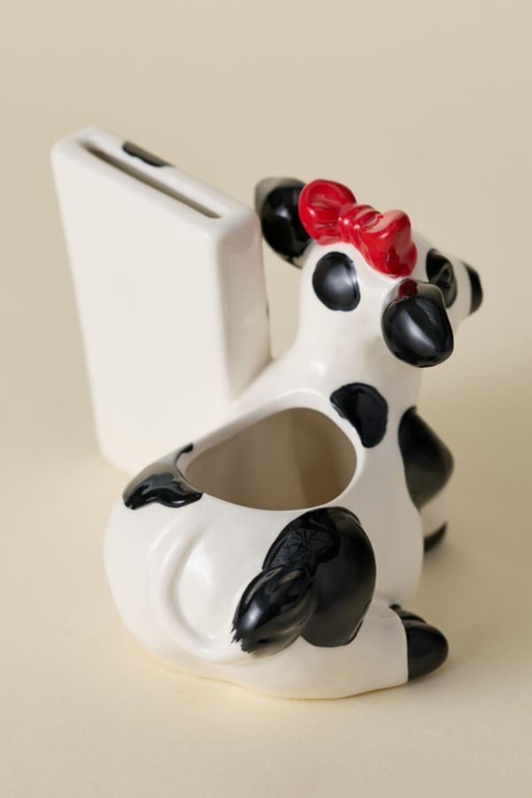 Slide View: 3: Cow INSTAX MINI Ceramic Picture Frame Vase