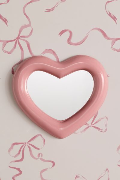 Inflated Heart Shaped Wall Mirror