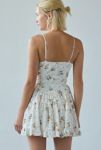 Thumbnail View 4: Kiss The Sky Villa Tiered Drop Waist Corset Mini Dress