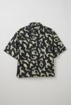 Thumbnail View 2: FRIED RICE Abstract Pattern Boxy Short Sleeve Shirt