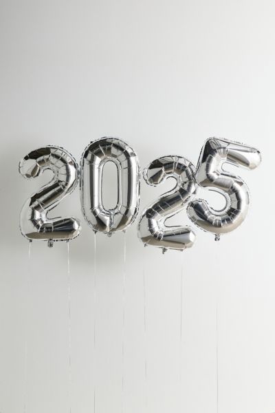 xo, Fetti New Year’s Eve 2025 Mylar Balloon Set