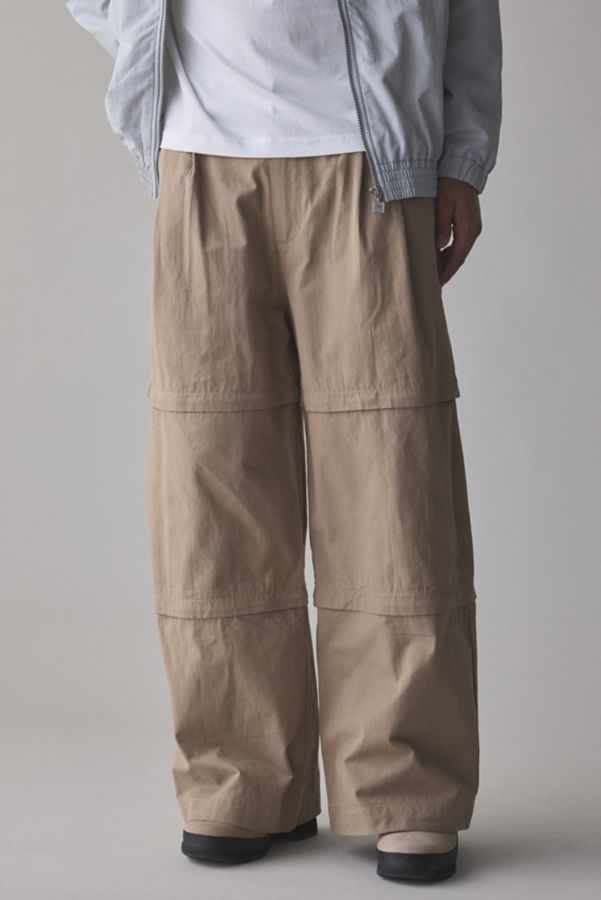 Slide View: 1: FRIED RICE Zip-Off Baggy Pant