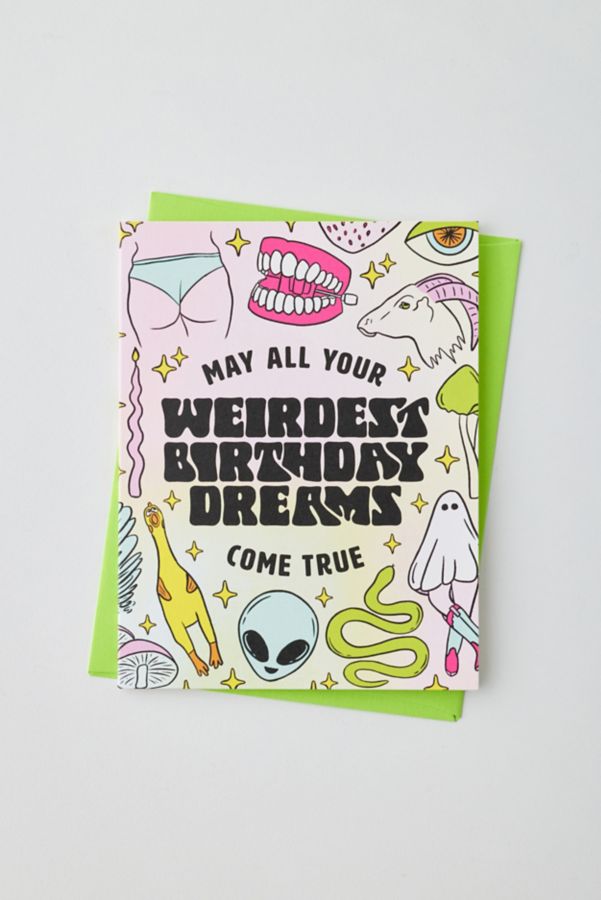 Slide View: 1: Boss Dotty Weird Dreams Birthday Card