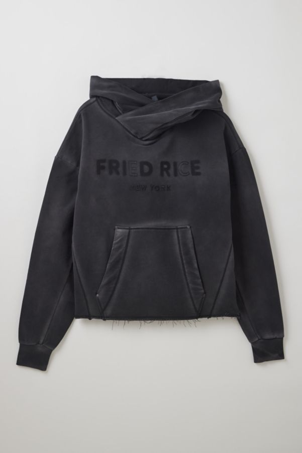 Slide View: 2: FRIED RICE Washed Hoodie Sweatshirt