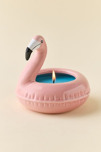 Flamingo Floatie 8 oz Scented Candle