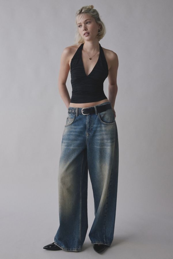 Slide View: 3: Silence + Noise Club Classic Cropped Halter Top