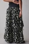 Thumbnail View 3: FRIED RICE Abstract Pattern Utility Maxi Skirt