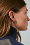 Thumbnail View 1: Irregular Star Metal Hoop Earring