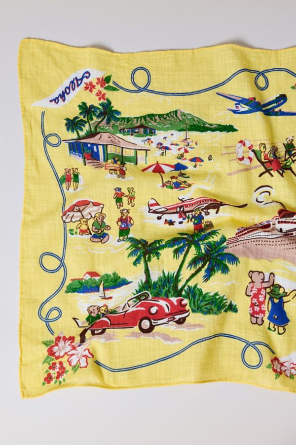 Slide View: 1: Polo Ralph Lauren RL Scenic Bear Pattern Bandana