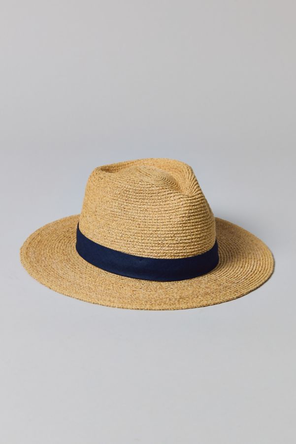 Slide View: 1: Polo Ralph Lauren Classic Raffia Fedora