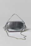 Thumbnail View 3: Núnoo Helena Recycled Cool Silver Crossbody Bag