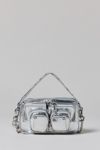 Thumbnail View 1: Núnoo Helena Recycled Cool Silver Crossbody Bag