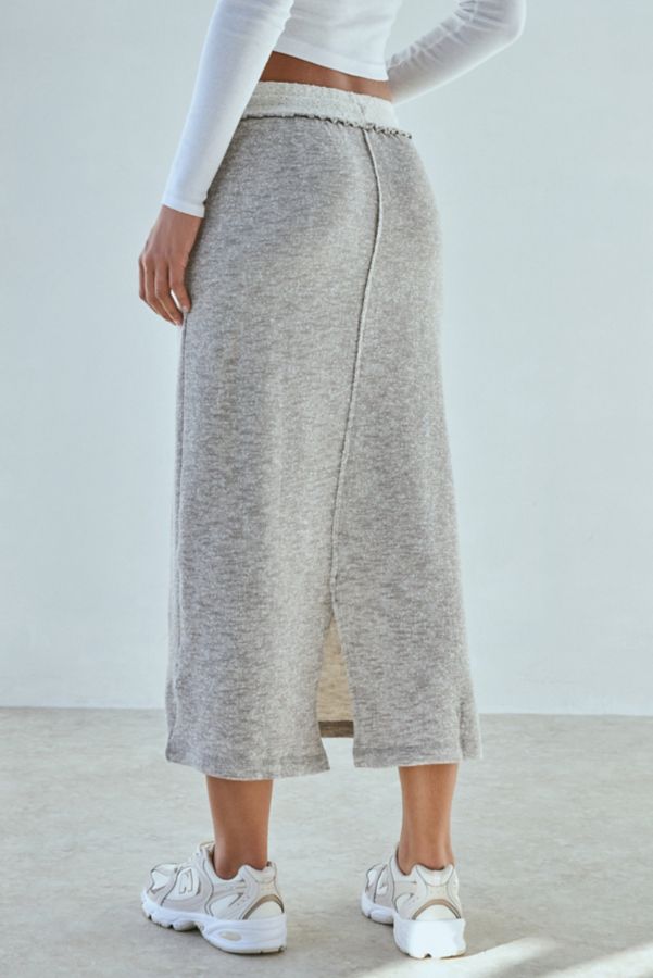 Slide View: 4: Out From Under Break It Up Maxi Sweat Skirt