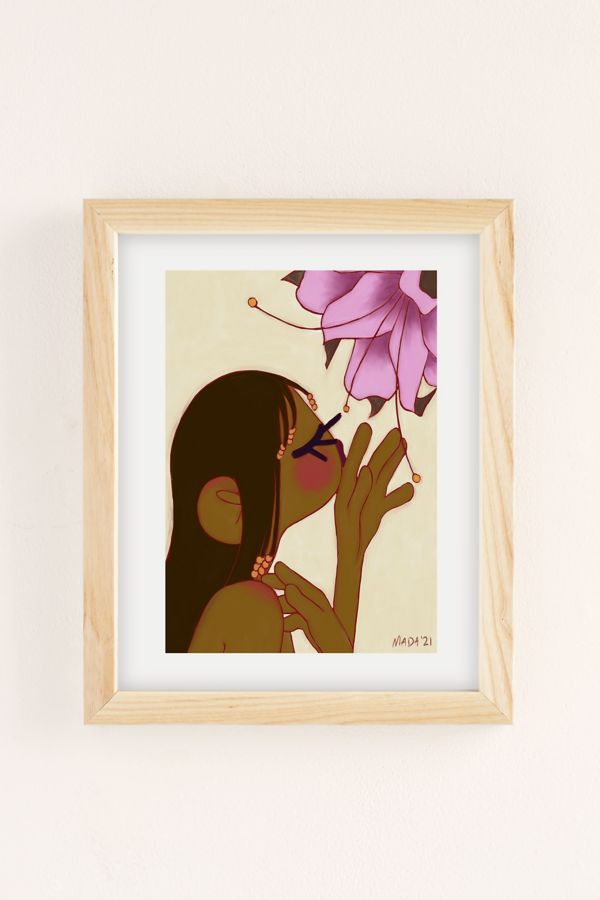 Slide View: 2: Mada FLOWERSNFR Art Print