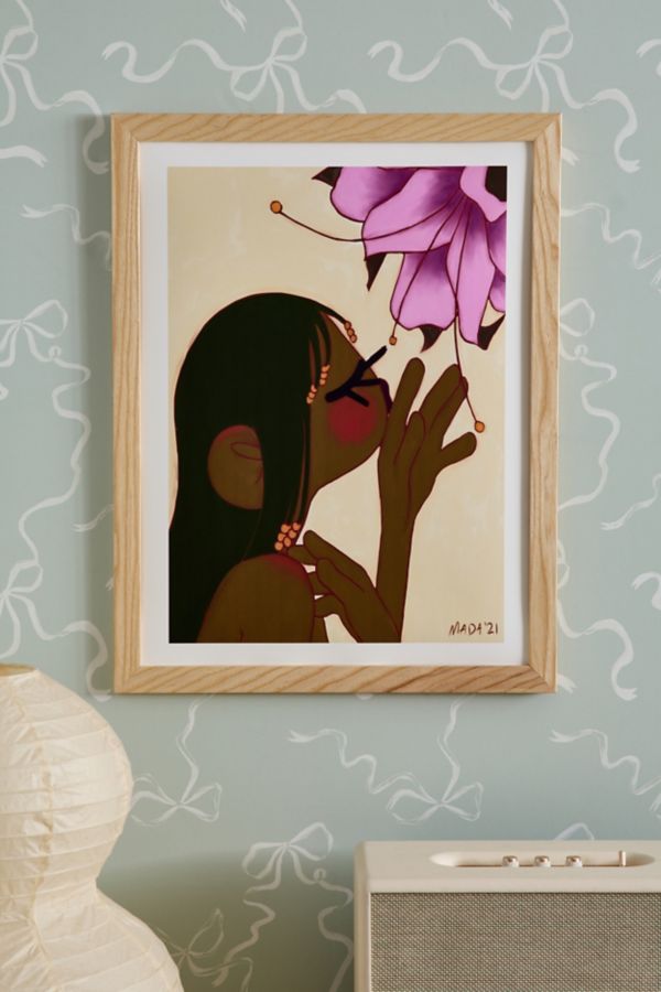 Slide View: 1: Mada FLOWERSNFR Art Print