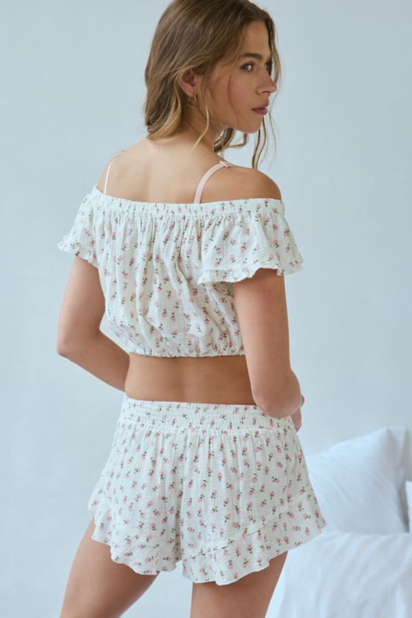 Slide View: 3: Out From Under Lilly Off-The-Shoulder Button-Down Top