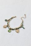 Thumbnail View 2: Chiara Chain & Cord Gem Charm Bracelet