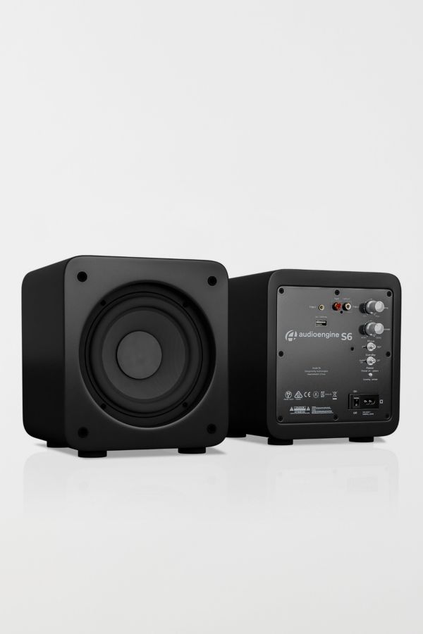 Slide View: 4: Audioengine S6 6" Powered Compact Subwoofer