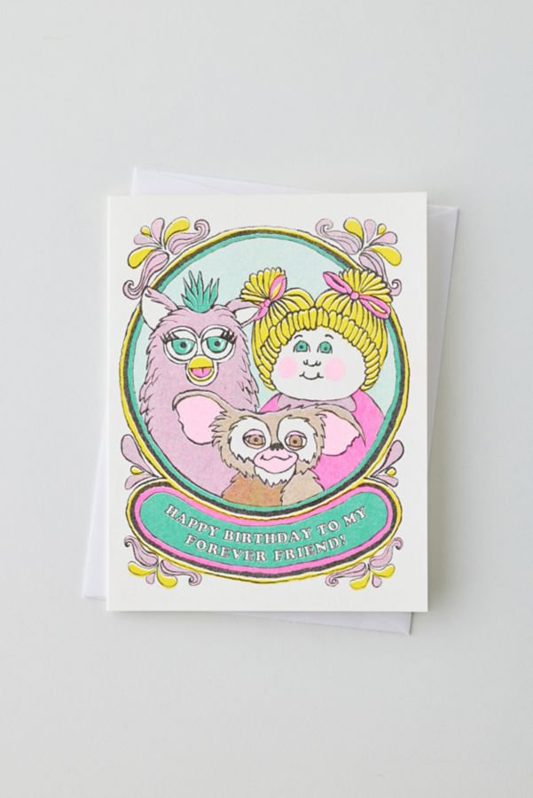 Slide View: 1: Yellow Owl Workshop Forever Friend Birthday Card