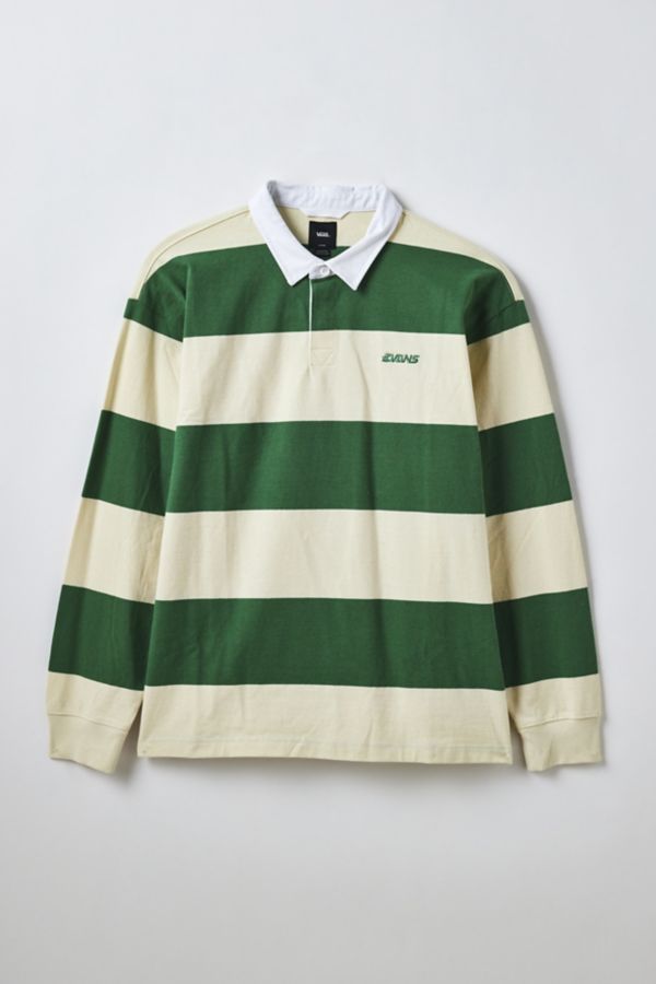 Slide View: 2: Vans Ward Stripe Knit Rugby Shirt