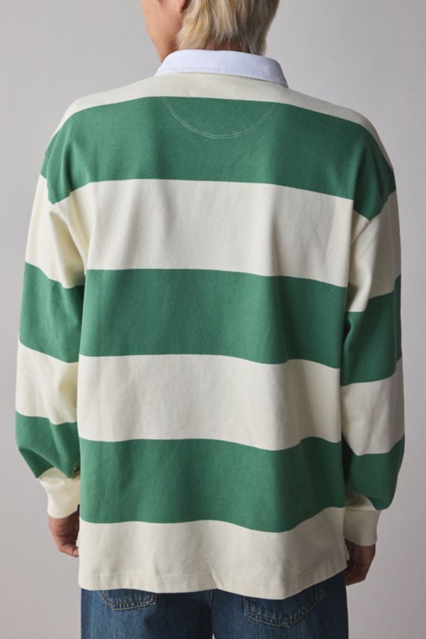 Slide View: 3: Vans Ward Stripe Knit Rugby Shirt