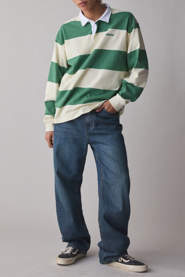 Slide View: 4: Vans Ward Stripe Knit Rugby Shirt