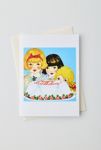 Thumbnail View 1: Laughing Elephant Girls & Cake Birthday Card