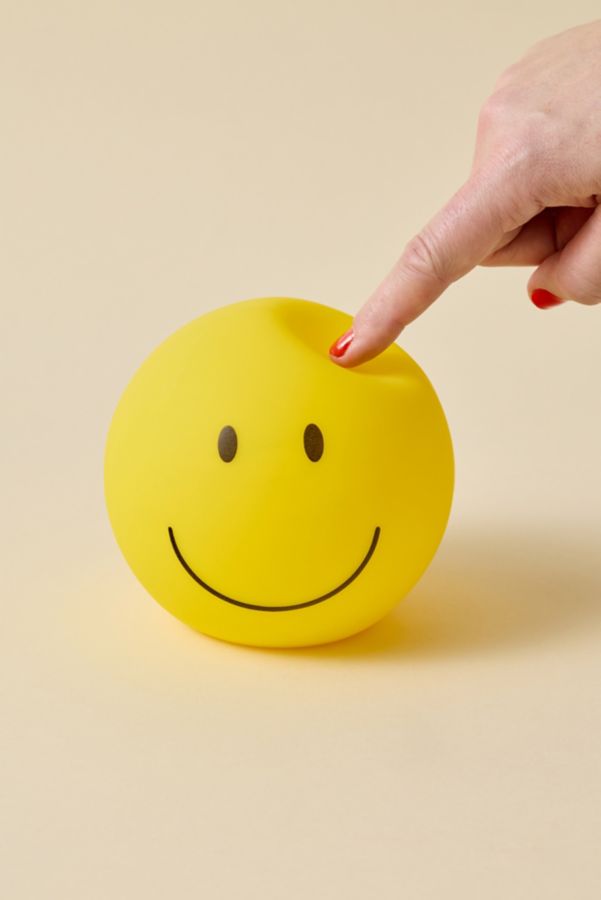 Slide View: 3: Happy Face Shape Silicone LED Table Lamp