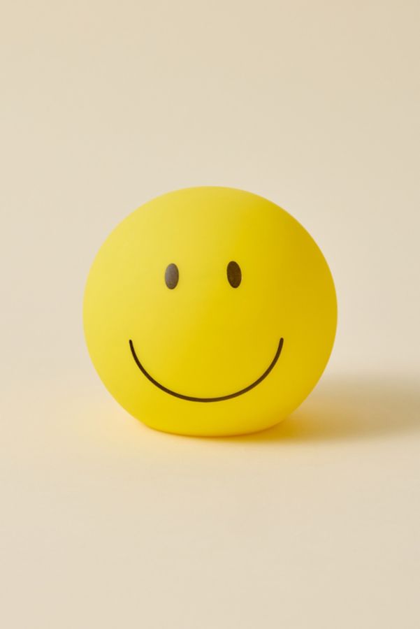 Slide View: 1: Happy Face Shape Silicone LED Table Lamp