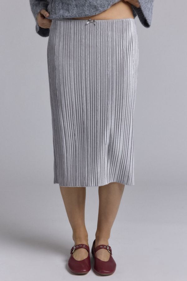 Slide View: 2: Urban Renewal Remnants Shimmer Knee Length Skirt