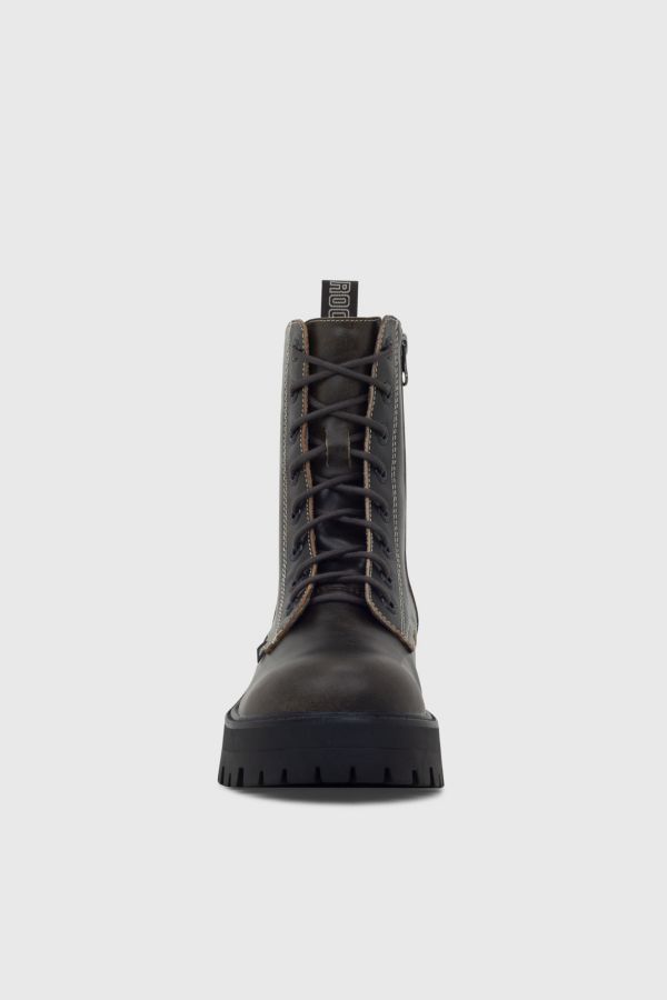 Slide View: 5: ROC Crew Leather Combat Boot