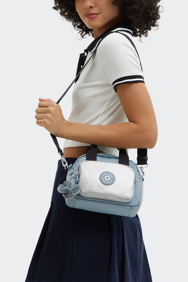 Slide View: 2: Kipling Defea Mini Nylon Crossbody Bag