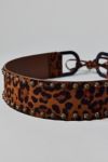 Thumbnail View 4: Studded Cheetah Animal Print Tie Belt