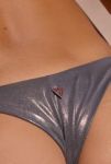 Thumbnail View 4: GUESS ORIGINALS UO Exclusive Metallic Side-Tie Bikini Bottom