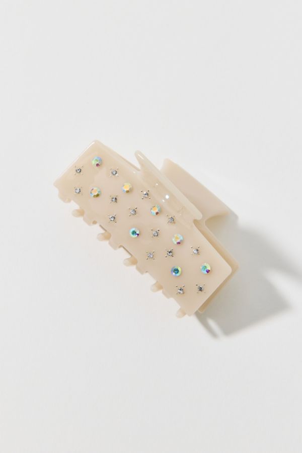 Slide View: 3: Rhinestone Embellished Claw Clip