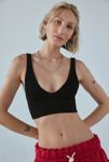 Thumbnail View 1: Out From Under Corinne Seamless Knit V-Neck Bralette